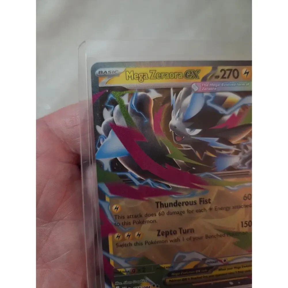 Mega Zeraora ex 027/084 Double Rare Pitch Black Pokemon New